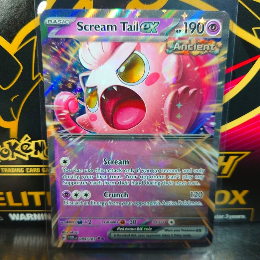 Scream Tail ex Pokemon Card - Twilight Masquerade